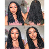 Full Lace Butterfly Locs Wig With Invisi Drawstring Clearance
