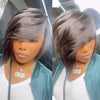 Asymmetry Long Layers Bob Side-parted 13x4 Lace Frontal Wig