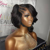 Asymmetry Shaved side Layers Bob 13x6 Lace Front Wig