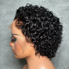 Lagos Hairline Slick Back Water Wave Short Pixie Cut Wig