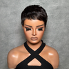 Full Lace Pixie Cut Wig 100% Human Hair