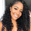 Natural Hairline Black Deep Wave 5x5 HD Lace Closure Wig Clearance