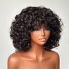 Glueless Voluminous Curly bob Wig With Bangs