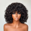 Glueless Voluminous Curly bob Wig With Bangs