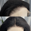 Short Bob Kinky Edges 13x4 HD Lace Frontal Blowout Ventilated Wig