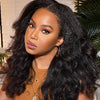 Kinky Straight Hd Lace Frontal With 4C Kinky Edges Wig