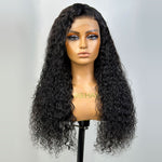 Pre Plucked 13x4 Lace Frontal Water Wave Human Hair Wig