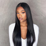 4x4 Glueless Lace Closure Wig Silky Straight