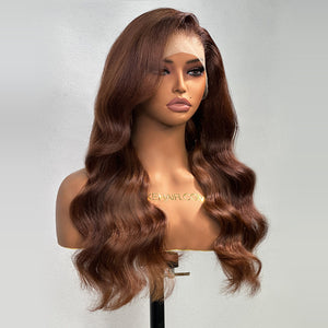 Chestnut Brown  Body Wave  Lace  Frontal Wig