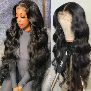 Natural Hairline Body Wave Glueless HD Lace Human Hair Wig