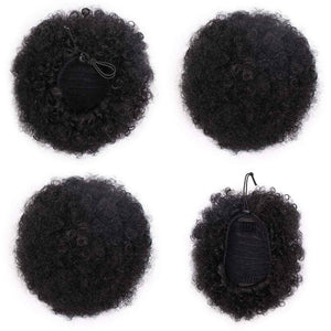 No Extra-work Needed Drawstring Puff | Super Natural(4b-4c Curl)