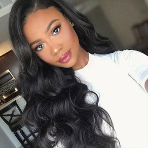 
            
                Load image into Gallery viewer, 13x4 Lace Frontal Black Long Body Wave Wig
            
        