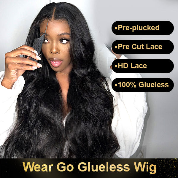 Wear & Go Body Wave 4x4 Pre Cut Lace Closure Wig
