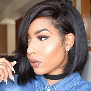 Layers Bob With Side Part Undetectable HD Air Lace Glueless Wig