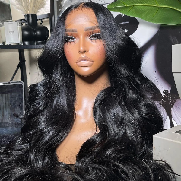 
            
                Load image into Gallery viewer, Big Body Wave Lace Front Wig Skin Melt HD Lace Wigs Brazilian Human Hair
            
        