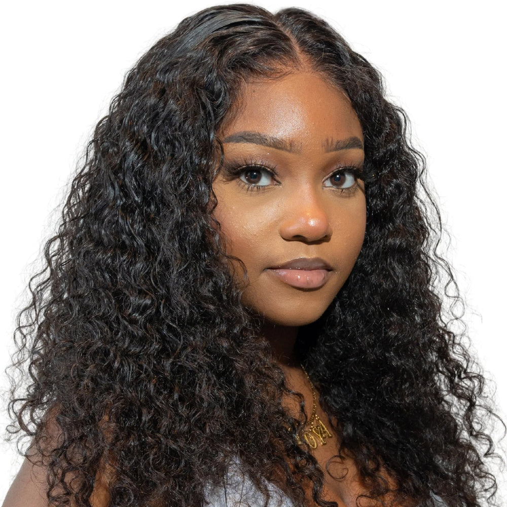 
            
                Load image into Gallery viewer, 13x4 Lace Frontal Glueless Curly Wig
            
        